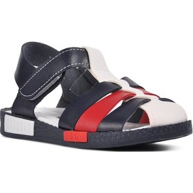 Resim Şiringenç 210111 Lacivert-beyaz-kırmızı Comfort Erkek Çocuk Sandalet 001 