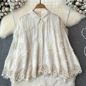 Resim Rahat Uzun Kollu Örgü Hırka - Bahar/Yaz/Sonbahar Çiçek Nakışlı Düğmeli Yelek, Lapel Yaka, Hafif Esnek Kumaş, Golf ve Rahat Kıyafet, Golf Kıyafeti, Sonbahar Katlama Parçası, Zarif Tasarım, Dayanıklı Yapı, Şık Katlama, Moda Severler, Gençler İçin, Gençler İçin 