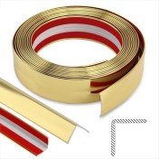 Resim Bueattuh Parlak Çok Fonksiyonlu Kalıplama Döşeme Soyun ve Duvar Tablosu Kenar Kapısı Çerçevesi Için Dış Köşe Korumalarının Içine Yapışır (Yurt Dışından) 