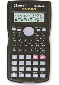 Resim Kenko KK-82MS-B 240 Fonksiyonlu 10 + 2 Hane Hesap Makinesi Siyah 