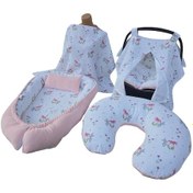 Resim Kadife&müslin Babynest Seti - 5 Parça 