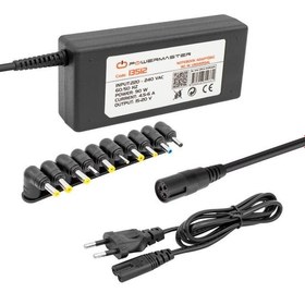 Resim Herz 15 Volt - 20 Volt/4.5 Amper - 6 Amper Arası 90 Watt Çok Uçlu Universal Notebook Adaptörü 
