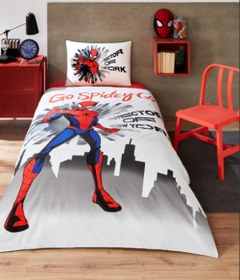 Resim Özdilek Disney Spiderman Go Spide Rf Tek Kişilik Nevresim Takımı Gri 