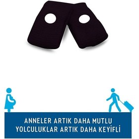 Resim Getwell Nausea Kusma Ve Bulantı Önleyici Bileklik Band (yetişkin) Siyah 