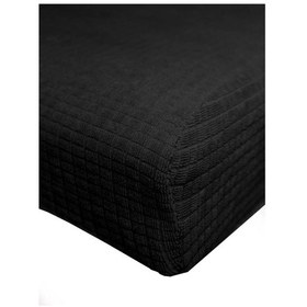 Resim Sandalye Kılıfı Yıkanabilir Likralı Esnek Lastikli Sandalye Örtüsü 6 Lı Paket Siyah 