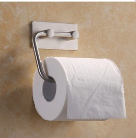 Resim Deltahome Paslanmaz Çelik 30cm Havluluk Ve Tuvalet Kağıtlığı Set Çelik 