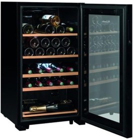 Resim La Sommeliere SLS32DZBLACK Service Solo 32 Şişe Kapasiteli Şarap Dolabı 