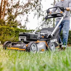 Resim WORX WG761E 80Volt 4.0Ah. Li-ion 51cm Profesyonel Kömürsüz Şarjlı Çim Biçme 