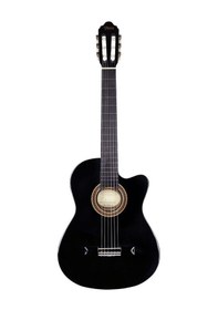 Resim Valencia Vc104thncbk Klasik Gitar İnce Kasa Siyah Thin Body - Rahat Çalım - Sap Çelikli 