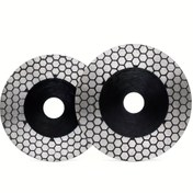 Resim Elmas Mini Disk - Porselen & Mermer için 115mm/125mm Dairesel Testere Bıçağı, Taş Zımparalama İçin İdeal, Dayanıklı Karbür Malzeme, Altıgen Desenli Tasarım, Porselen Fayans Mini Disk 