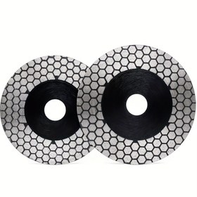Resim Elmas Mini Disk - Porselen & Mermer için 115mm/125mm Dairesel Testere Bıçağı, Taş Zımparalama İçin İdeal, Dayanıklı Karbür Malzeme, Altıgen Desenli Tasarım, Porselen Fayans Mini Disk 