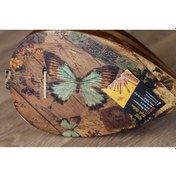Resim Cura Saz Kelebek Motif Tam Set 