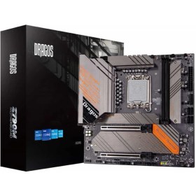 Resim Dragos Dragmode Z790M Sata,M2 Ddr5 8000MHz(OC) Usb 3.2 Type-C Type-E Dp Hdmi Ses 2.5GbE Lan 1700P mATX Anakart 