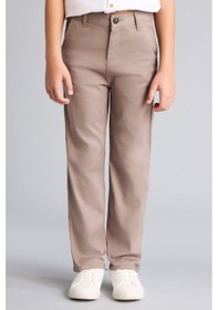 Resim Defacto Regular Fıt Düz Paça Gabardin Pantolon Erkek Çocuk G8009a826spbg250 Bej-bg250 