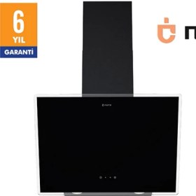 Resim NARTE-H20160B 60CM Sıyahcam Eğimli Davlumbaz - 6 Yıl Garantili 
