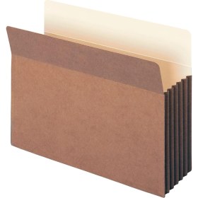Resim SDT Group Tuff® Dosya Cebi, Düz Kesim Tab, 5-1/4" Genişletme, Mektup Boyutu, Kırmızı Ip, Kutu Başına 10 (73390) 