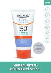 Resim Dermoskin Bluage+ Mineral Filtreli Koruyucu Güneş Kremi SPF50+ 30 ML 
