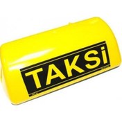 Resim Taksi Levhası Mıknatıslı Sarı 