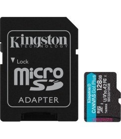 Resim Hızlı Stok Kıngston SDCS3/128GB CLASS10 128GB 150MB/S Microsd Kart Bellek 