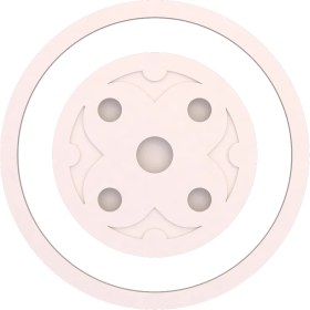 Resim Motifpiyer Tavan Spot Göbegi-Motifli-Yuvarlak-16-86cm-Dış-Çitalı 