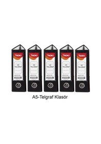 Resim Noki Klasör Telgraf Geniş Siyah 5 Adet 