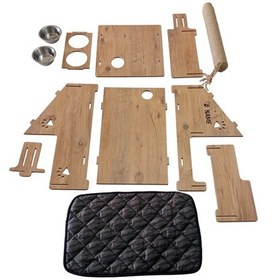 Resim Realwood Dört Özellikli Ahşap Kedi Evi 60 x 55 CM 