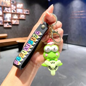 Resim Baijiafu2 Yeni Çizgi Film Animasyon Stitch Serisi Yumuşak Kauçuk Anahtarlık Bebek Çantası Kolye Anahtarlık Küçük Hediye (Yurt Dışından) 