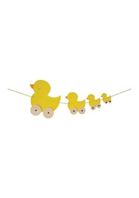 Resim Meri Meri - Duck Train Garland Card - Ördek Tren Tebrik Kartı 