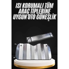 Resim Erbar Araç Güneşlik Koruyucu Cam Güneşliği Otomobil Güneşlikleri Katlanabilir - M496R545-K65496 