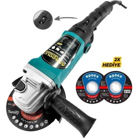 Resim Devir Ayarlı Taşlama Makinesi, 115 mm Disk, 2 Adet Disk Hediye, Taşlama ve Hafif Kullanıma Uygun 