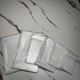 Resim 100 adet Nokta Desenli Şeffaf Kendinden Yapışkanlı OPP Poşetler - Fotoğraflar, Kartlar, Saç Tokaları ve Takılar için Tekrar Kullanılabilir Plastik Düzenleyici - Küçük Eşyalar için Şeffaf Depolama, Fotoğraf Depolama Poşetleri, Takı Kutuları ve Düzenleyiciler 