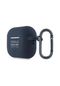 Resim Apple Uyumlu AirPods Pro 2 Kılıf Redbull Lisanslı Baskı Logolu Askı Aparatlı Silikon Kapak Lacivert 