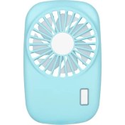 Resim YKD Store Taşınabilir El Tutuldu USB Şarj Edilebilir Mini Fan (Mavi) 