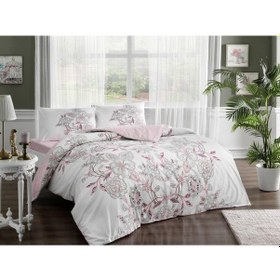 Resim Ranforce Tek Kişilik Nevresim Takımı Lucy Pembe Renkli 