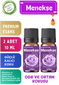 Resim LeafFlora AromaHome Menekşe - Esansiyel Uçucu Yağ - Aromatik Oda ve Ortam Kokusu 2 adet x 10 ML 