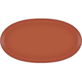 Resim The Mia Limoges Ahşap Ayaklı Servis Tabağı Terracota 34x17x6,5 Cm Turuncu 