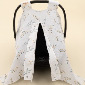 Resim Puset Örtüsü - Tek Taraflı - Yapraklar 