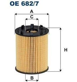 Resim FILTRON OE682-7 | Yağ Filtresi 10-Doblo-Egea-Fiorino-Panda-500-Bipper-Nemo 1.3Mjt Euro6 