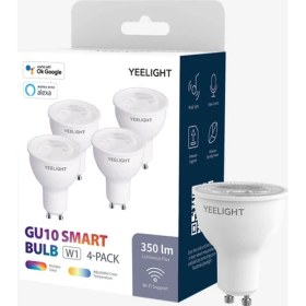 Resim Yeelight W1 LED Akıllı Ampul GU10 (Renkli) (4'lü) 