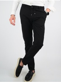 Resim Digital Jeans Erkek Keten Jogger Siyah Pantolon Siyah 