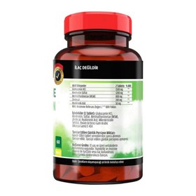 Resim FLX Glucosamine Chondroitin Msm Hyaluronic Asit Zerdeçal 60 Tablet 