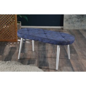 Resim My Massa Bench - Ahşap Beyaz Ayaklı 