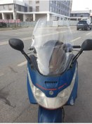 Resim MOTOCAM Piaggio X8 200 Ön Cam 2004 2006 Model 58cm Şeffaf Renkli 4mm 