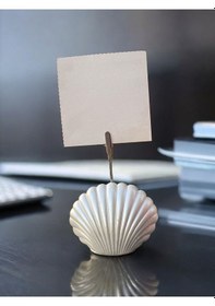 Resim Sedef İnci İstiridye Fotoğraf Not Tutucak Hediyelik Sedef 