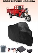 Resim Breen Siyah Kuba Kargo 150 Plus Pikap Triportör Brandası 