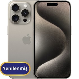 Resim Apple iPhone 15 Pro Yenilenmiş TR Garanti | 512 GB Natürel Titanyum 