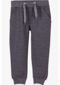 Resim Breeze Erkek Çocuk Eşofman Altı Cepli 3-8 Yaş, Koyu Gri Melanj Gri 