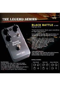 Resim Artec Black Battle Le-bbt Super Distortion Distortion Pedalı 