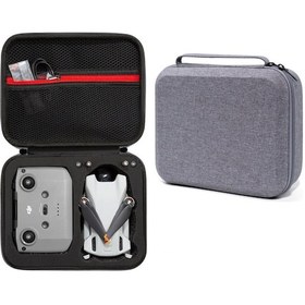 Resim Honmex Djı Mini 3/3 Pro/4 Pro İçin Uzun Süre Uçuş Seti Taşıyıcı Çanta - Siyah İç Dolgu, Bölümlü Depolama, Güvenli Taşıma 