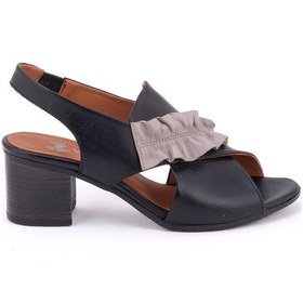 Resim Venüs 1857226y Kadın Deri Sandalet 1857226Y-R1534 Siyah 